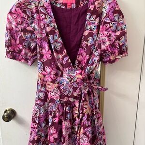 Lilly Pulitzer Alexandria Elbow Sleeve dress size 8